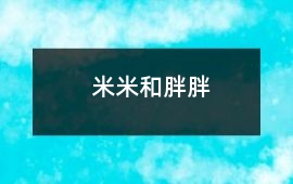 米米和胖胖