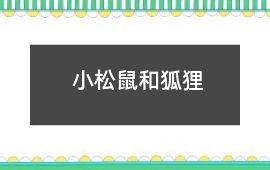 小松鼠和狐貍