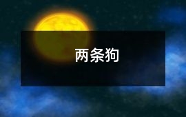 兩條狗