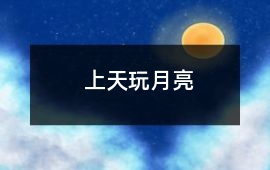 上天玩月亮