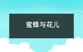 蜜蜂與花兒
