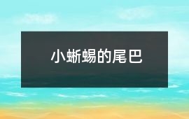 小蜥蜴的尾巴