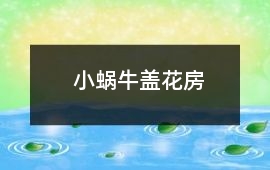 小蝸牛蓋花房