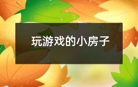 玩游戲的小房子