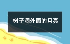 樹子洞外面的月亮
