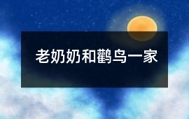 老奶奶和鸛鳥一家