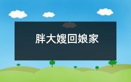 胖大嫂回娘家