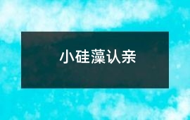 小硅藻認親