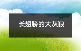 長翅膀的大灰狼