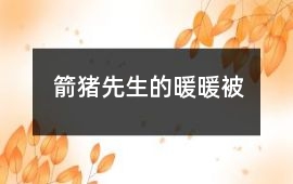 箭豬先生的暖暖被
