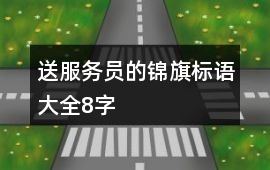 送服務(wù)員的錦旗標(biāo)語大全8字