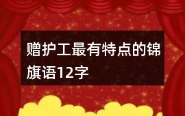 贈(zèng)護(hù)工最有特點(diǎn)的錦旗語12字