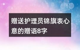 贈送護理員錦旗表心意的贈語8字