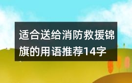 適合送給消防救援錦旗的用語推薦14字