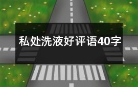 私處洗液好評語40字
