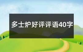 多士爐好評評語40字