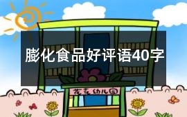 膨化食品好評語40字