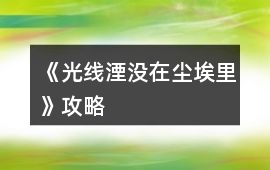 《光線湮沒在塵埃里》攻略