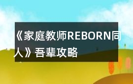 《家庭教師REBORN（同人）》吾輩攻略