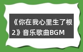 《你在我心里生了根2》音樂歌曲BGM