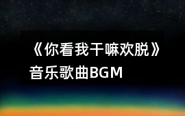 《你看我干嘛（歡脫）》音樂歌曲BGM