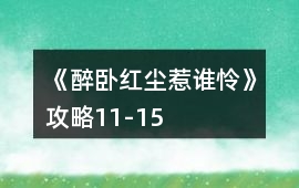《醉臥紅塵惹誰憐》攻略11-15