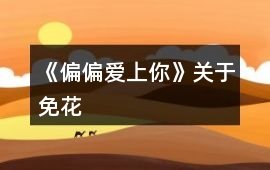 《偏偏愛上你》關于免花