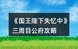 《國王陛下失憶中》三周目公府攻略