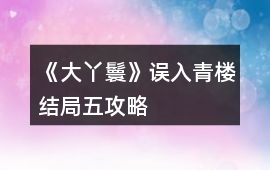 《大丫鬟》誤入青樓結局五攻略