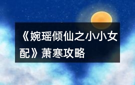 《婉瑤傾仙之小小女配》蕭寒攻略