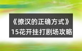 《撩漢的正確方式》15花開掛打劇場攻略