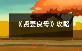 《賢妻良母》攻略