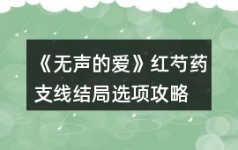 《無聲的愛》紅芍藥支線結局選項攻略