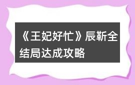 《王妃好忙》辰靳全結(jié)局達(dá)成攻略