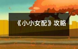 《小小女配》攻略