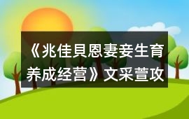 《兆佳貝恩妻妾生育養成經營》文采萱攻略