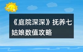 《庭院深深》撫養七姑娘數值攻略