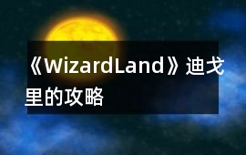《WizardLand》迪戈里的攻略