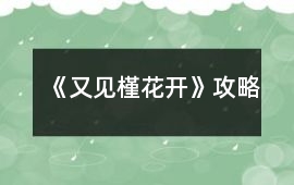 《又見槿花開》攻略