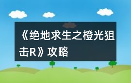 《絕地求生之橙光狙擊R》攻略