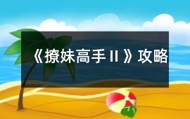 《撩妹高手Ⅱ》攻略