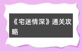 《宅迷情深》通關(guān)攻略