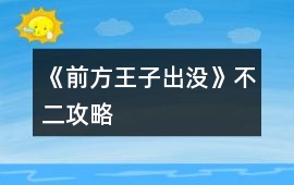 《前方王子出沒》不二攻略