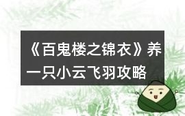 《百鬼樓之錦衣》養一只小云飛羽攻略