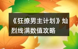 《狂撩男主計劃》燦烈線滿數值攻略