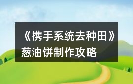 《攜手系統去種田》蔥油餅制作攻略