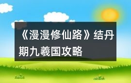 《漫漫修仙路》結丹期九羲國攻略