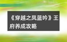 《穿越之鳳藍吟》王府養成攻略
