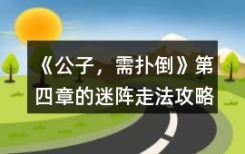 《公子，需撲倒》第四章的迷陣走法攻略