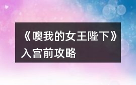 《噢我的女王陛下》入宮前攻略
